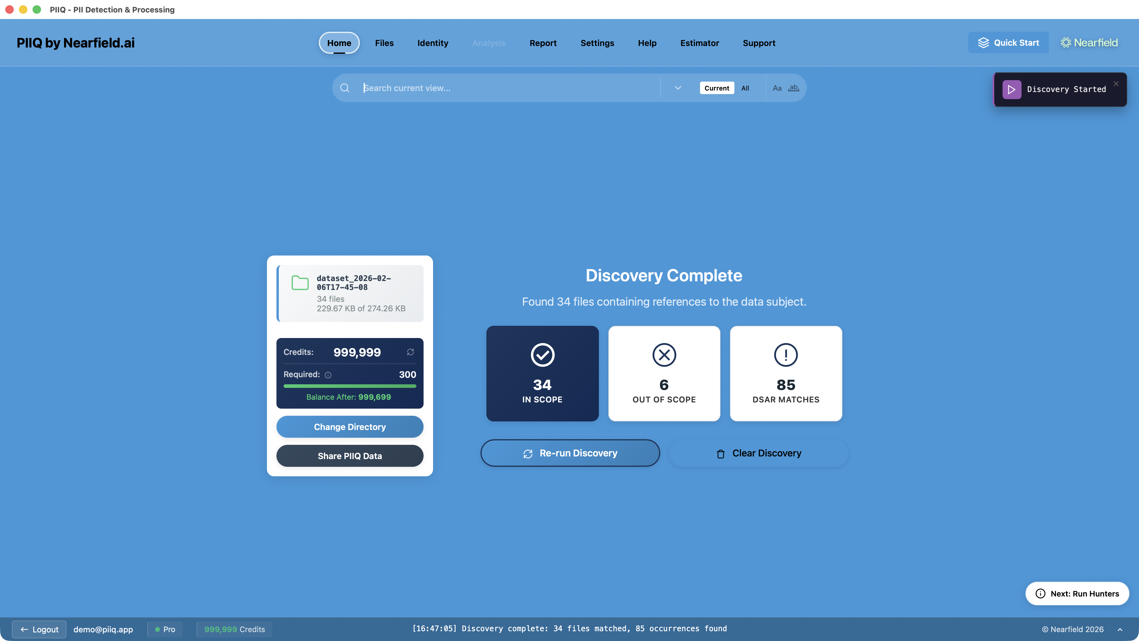 PIIQ Discovery — case study